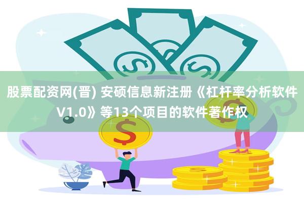 股票配资网(晋) 安硕信息新注册《杠杆率分析软件V1.0》等13个项目的软件著作权