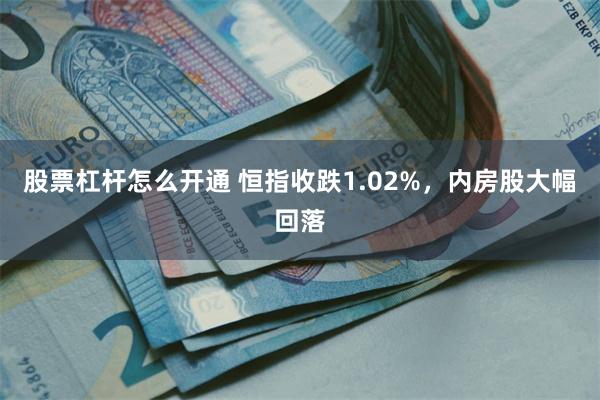 股票杠杆怎么开通 恒指收跌1.02%，内房股大幅回落